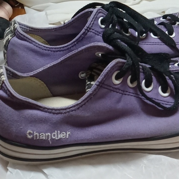 Converse purple chandler sneakers men's size 8.5 - Picture 6 of 8
